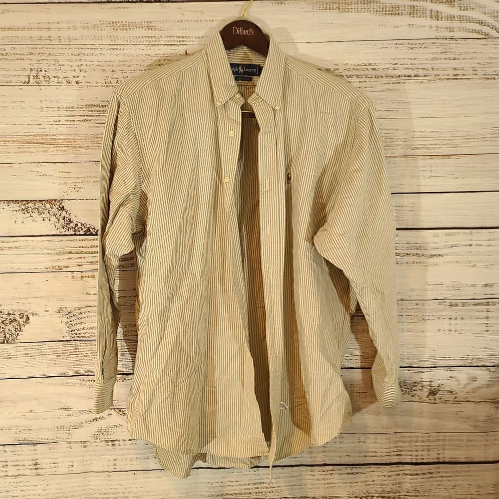 Ralph Lauren Men’s Button Down Shirt 16.5 - 34